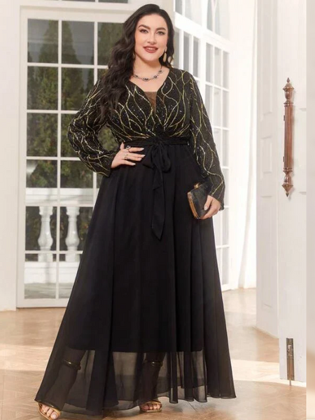 Vestido Festa Longo Plus Size Francesca