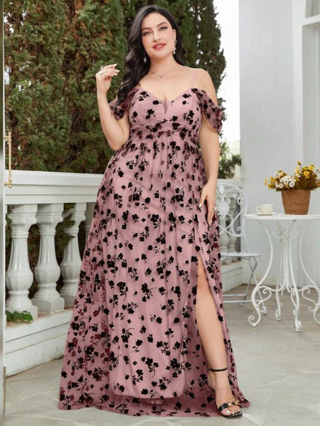 Vestido Plus Size Festa Longo Paola