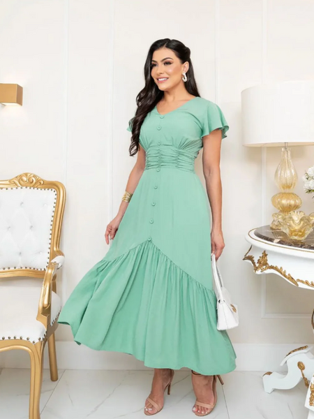 Vestido Casual Longo Paulette