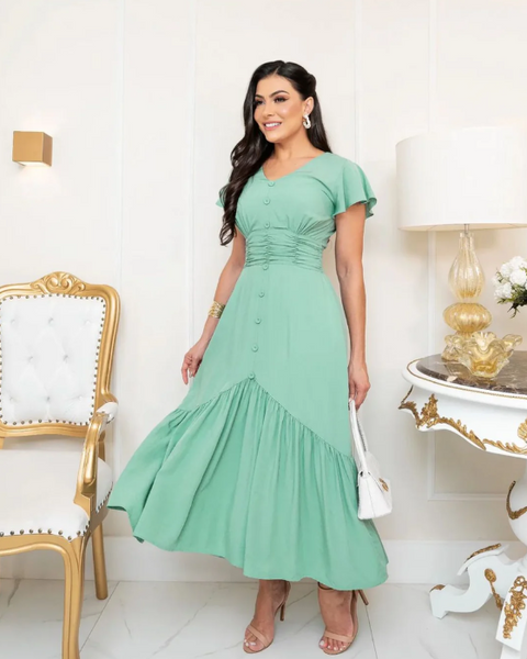 Vestido Casual Longo Paulette