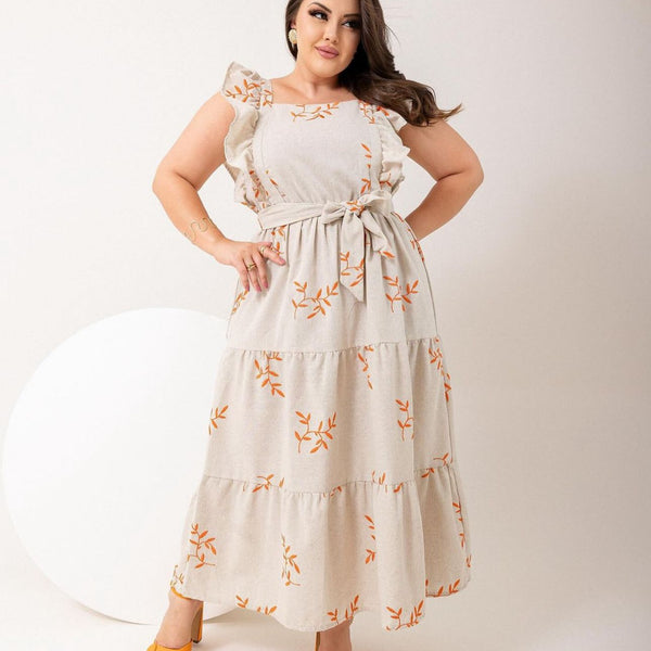 Vestidos Plus Size Longo Larissa
