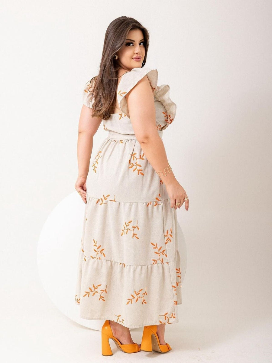 Vestidos Plus Size Longo Larissa