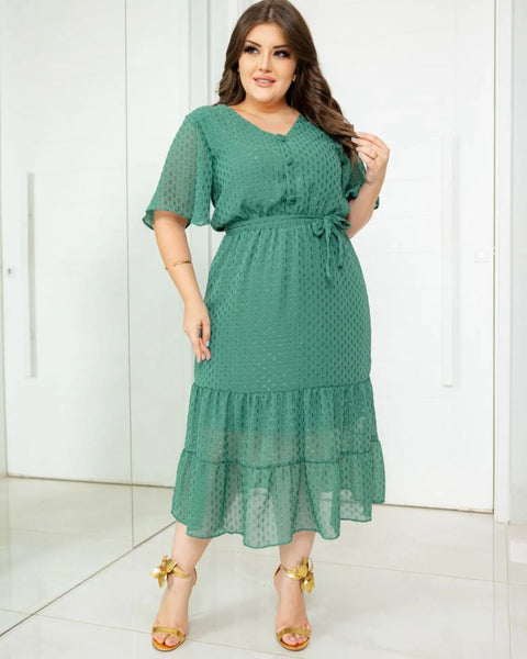 Vestido Midi Casual Amora
