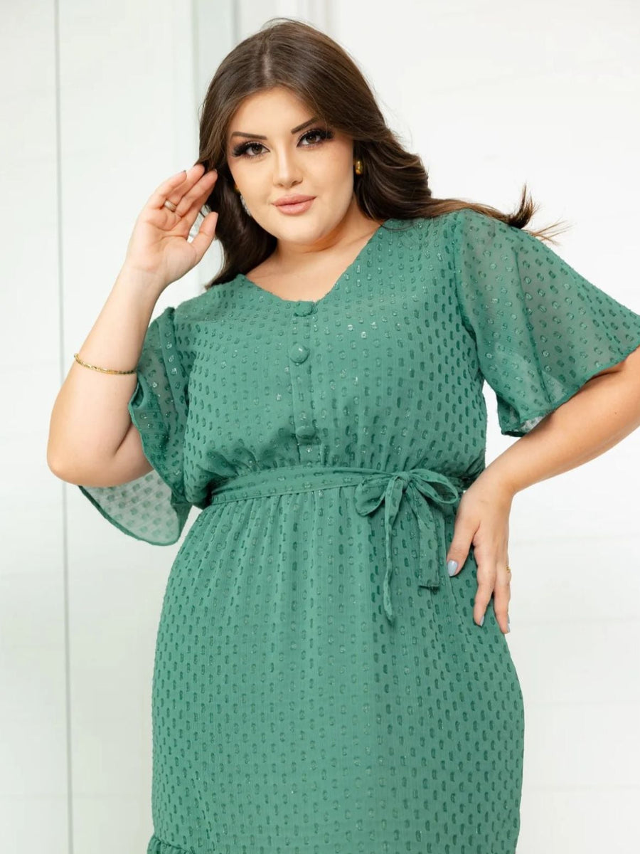 Vestido Midi Casual Amora