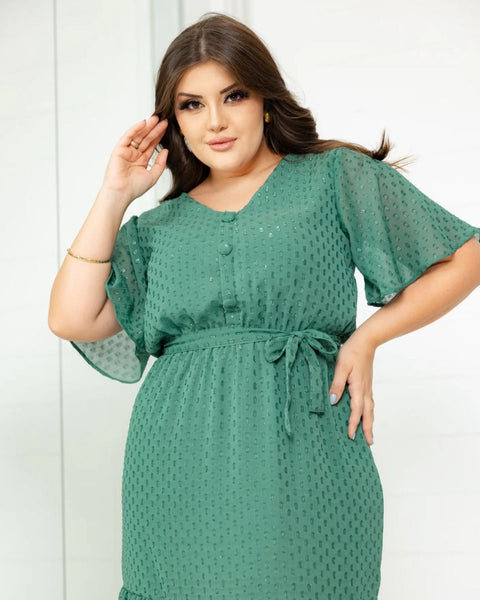 Vestido Midi Casual Amora