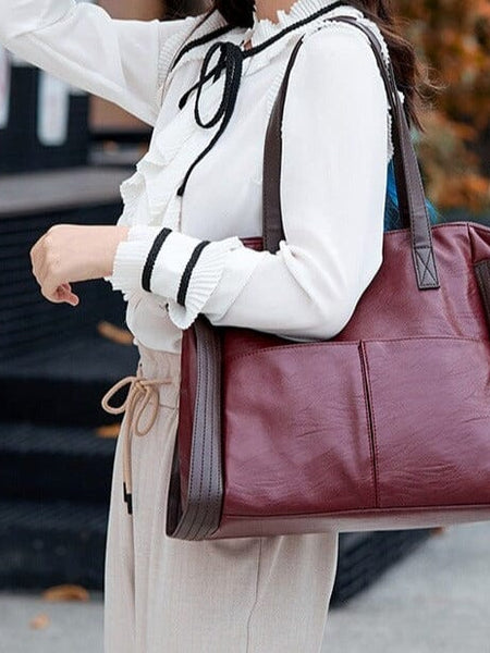 Bolsa de Couro Feminina Caroline