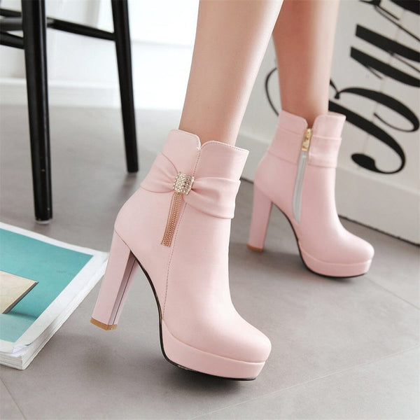 Bota Feminina Cano Médio Ana Clara
