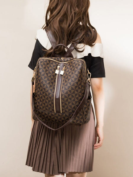 Mochila Femina Couro Émilie