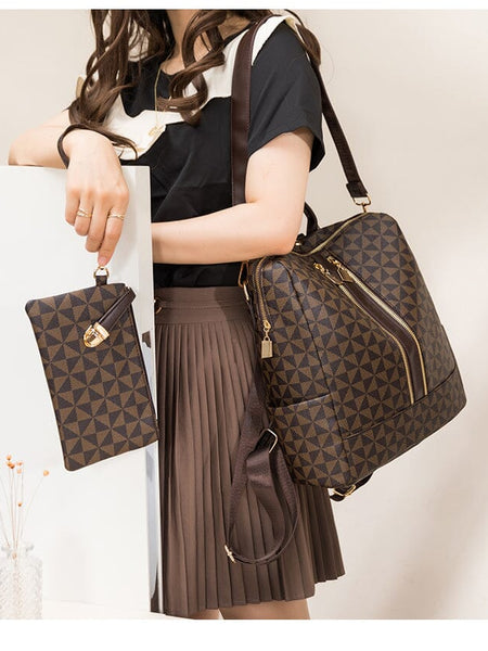 Mochila Femina Couro Émilie