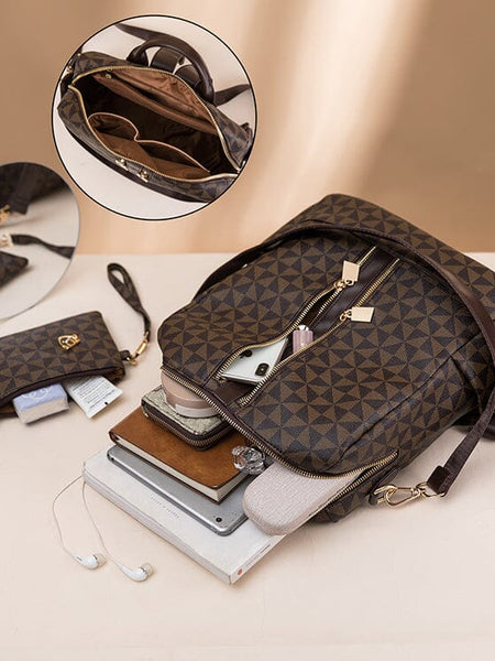 Mochila Femina Couro Émilie