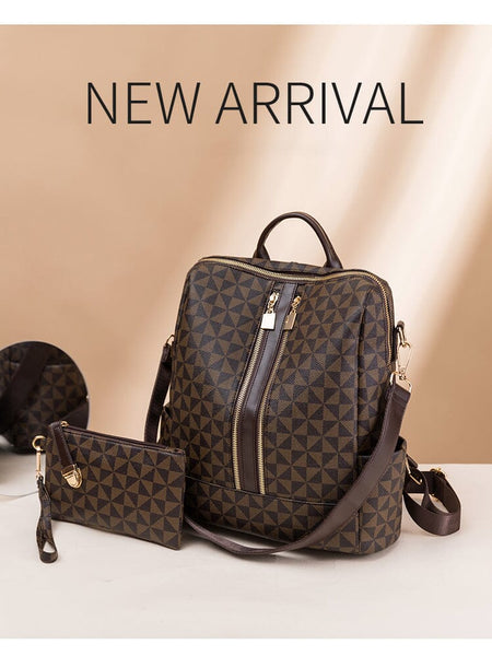 Mochila Femina Couro Émilie