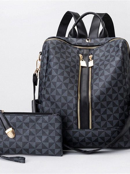 Mochila Femina Couro Émilie