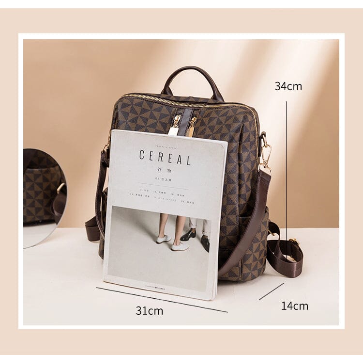 Mochila Femina Couro Émilie