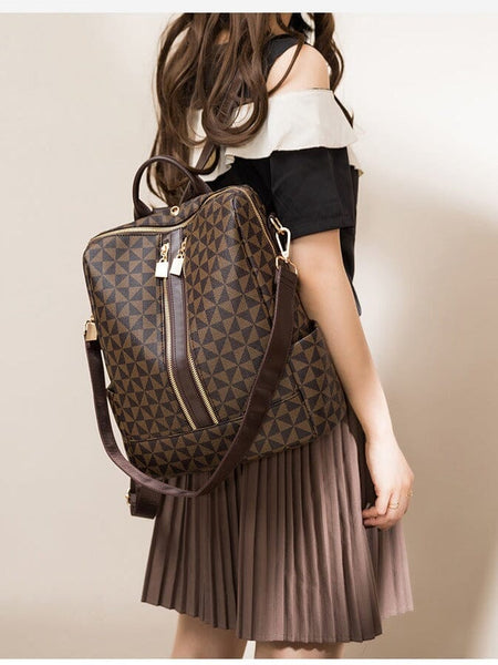 Mochila Femina Couro Émilie