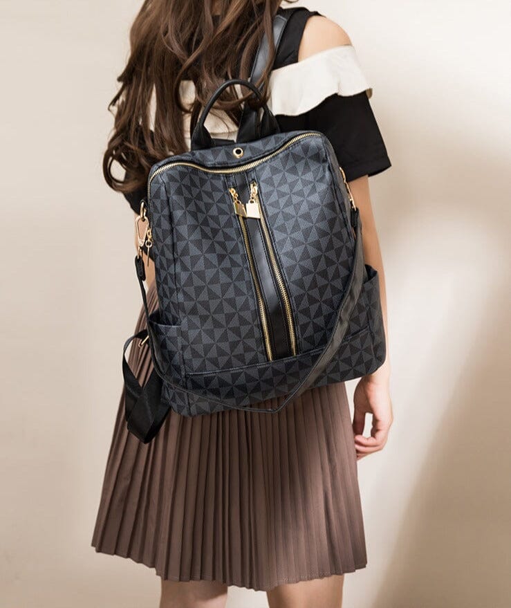 Mochila Femina Couro Émilie