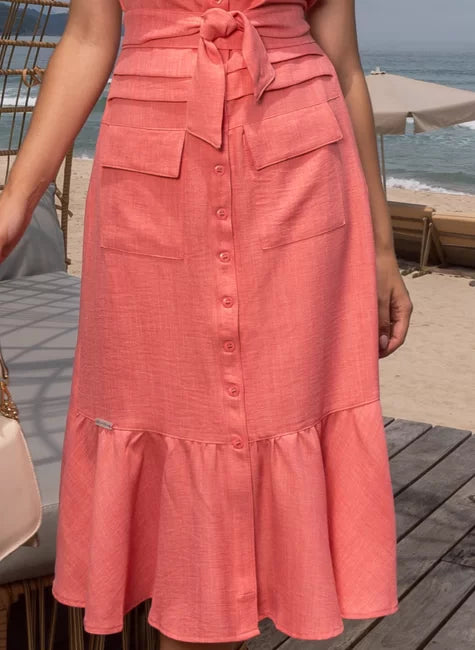 Vestido Longo Casual Antônia