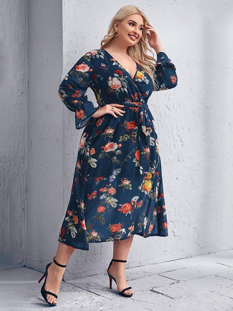 Vestido Midi Casual Cleude