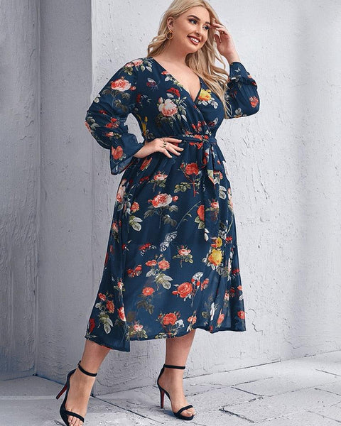 Vestido Midi Casual Cleude