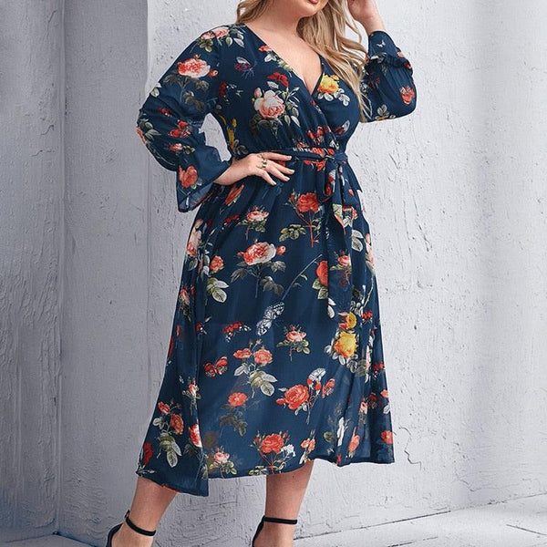 Vestido Midi Casual Cleude