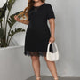 Vestido Curto Plus Size Casual Solène